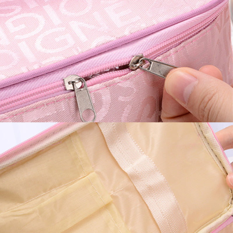 Cosmetics Storage Bag Portable Travel Cosmetic Pouch Women Multifunction Toiletries Organizer Large-Capacity Storage Case