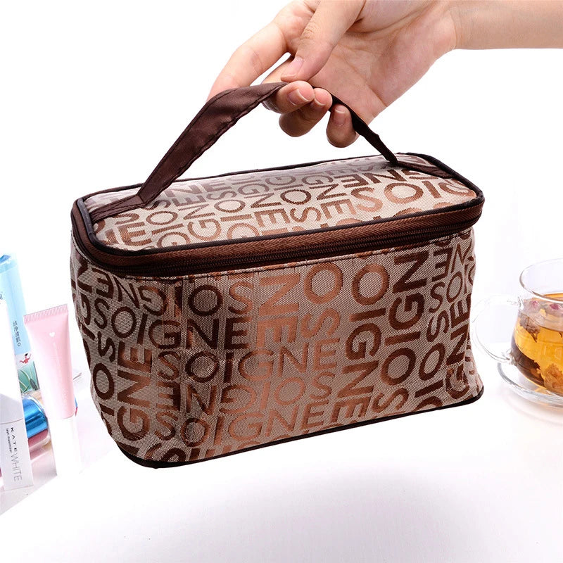 Cosmetics Storage Bag Portable Travel Cosmetic Pouch Women Multifunction Toiletries Organizer Large-Capacity Storage Case