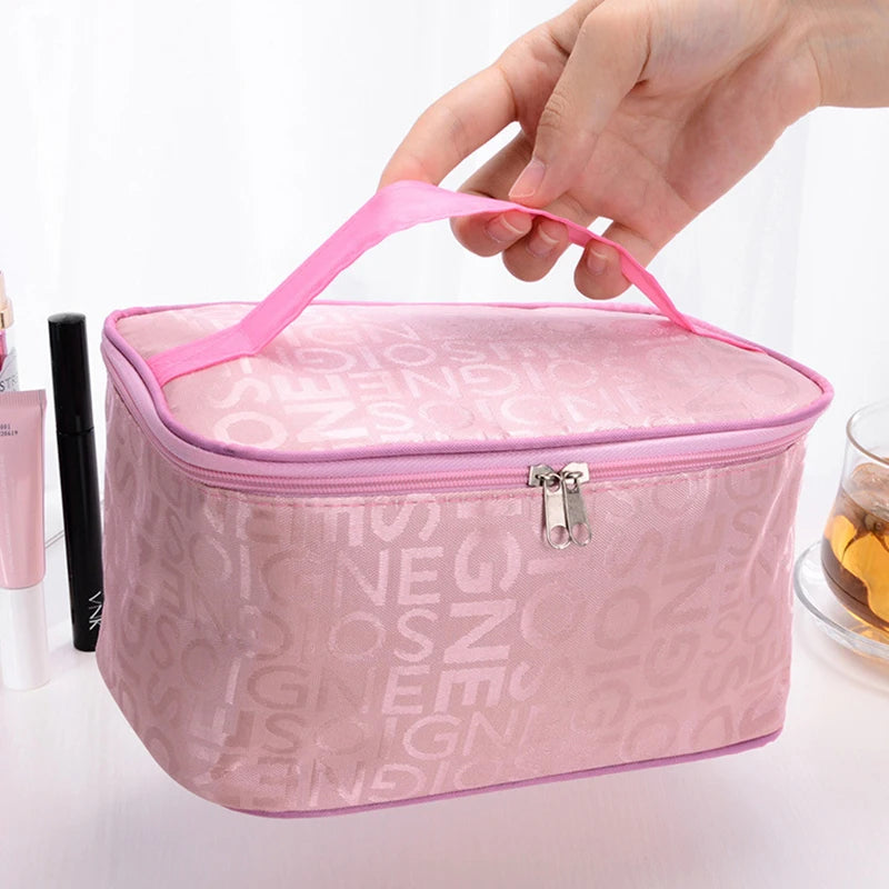 Cosmetics Storage Bag Portable Travel Cosmetic Pouch Women Multifunction Toiletries Organizer Large-Capacity Storage Case