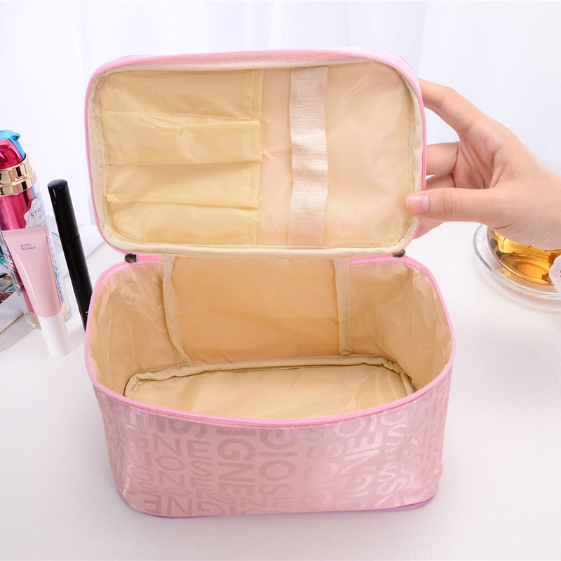 Cosmetics Storage Bag Portable Travel Cosmetic Pouch Women Multifunction Toiletries Organizer Large-Capacity Storage Case