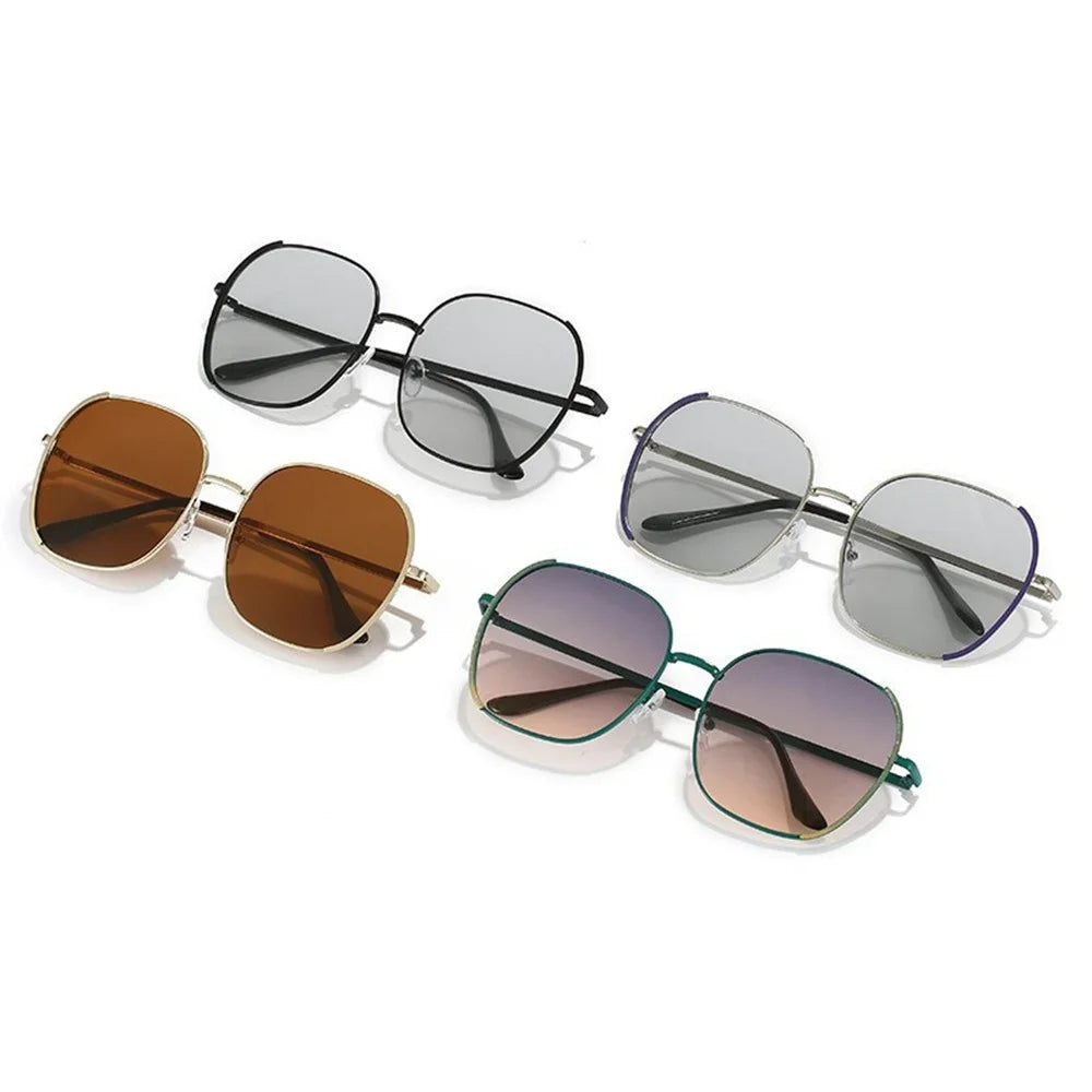 Women Oversized Polarized Sunglasses
 Fashion Gradient Shade Sunglasses