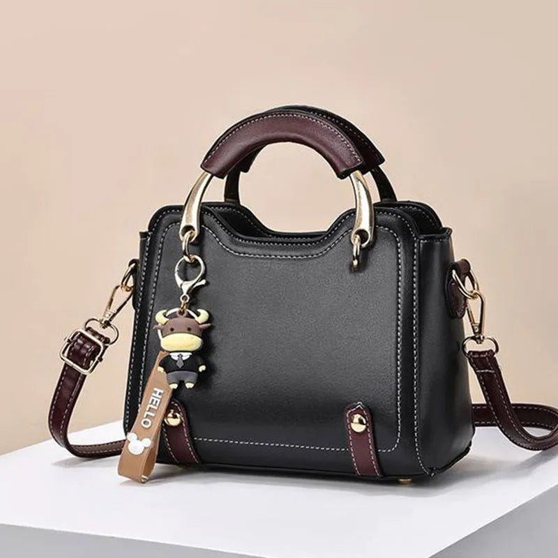 Luxury designer women Handbags leather Printed monogram single shoulder straddle bag