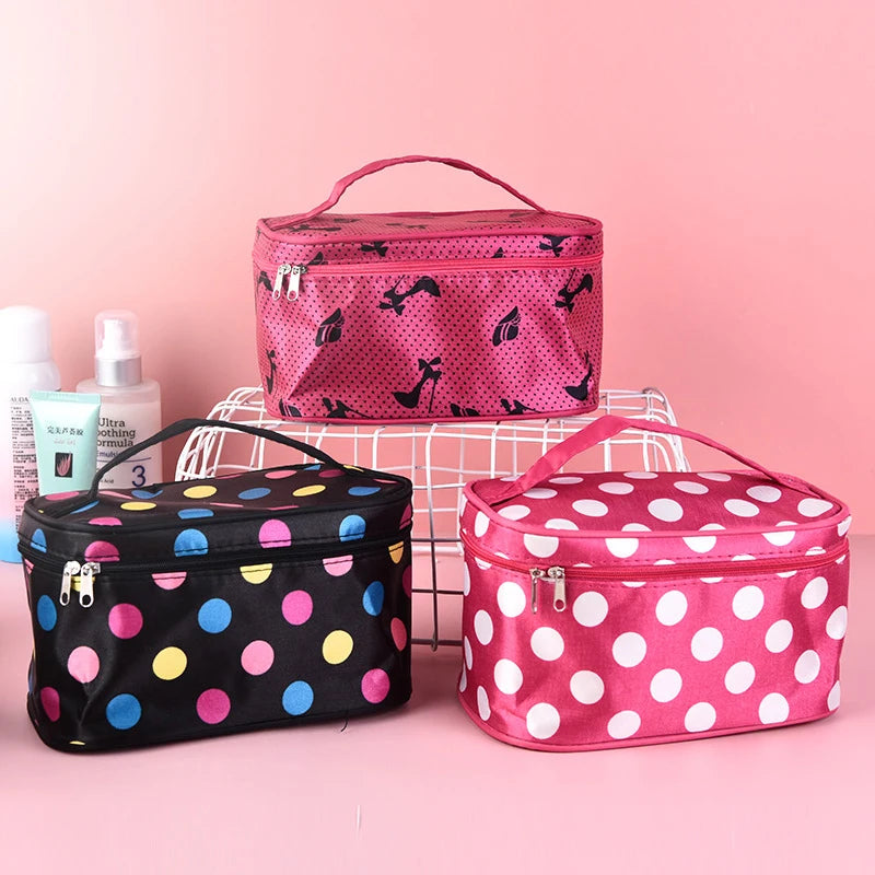 Cosmetics Storage Bag Portable Travel Cosmetic Pouch Women Multifunction Toiletries Organizer Large-Capacity Storage Case