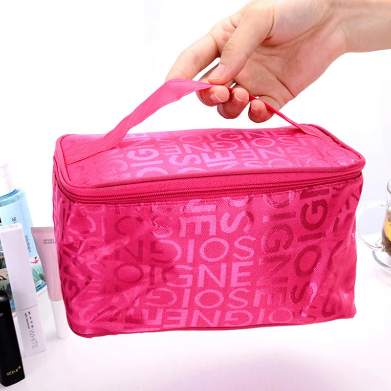 Cosmetics Storage Bag Portable Travel Cosmetic Pouch Women Multifunction Toiletries Organizer Large-Capacity Storage Case